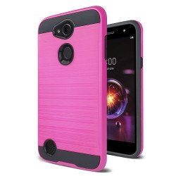 LG X Power 3, Fiesta 2, X Charge 2, Armor Hybrid Case (Hot Pink)